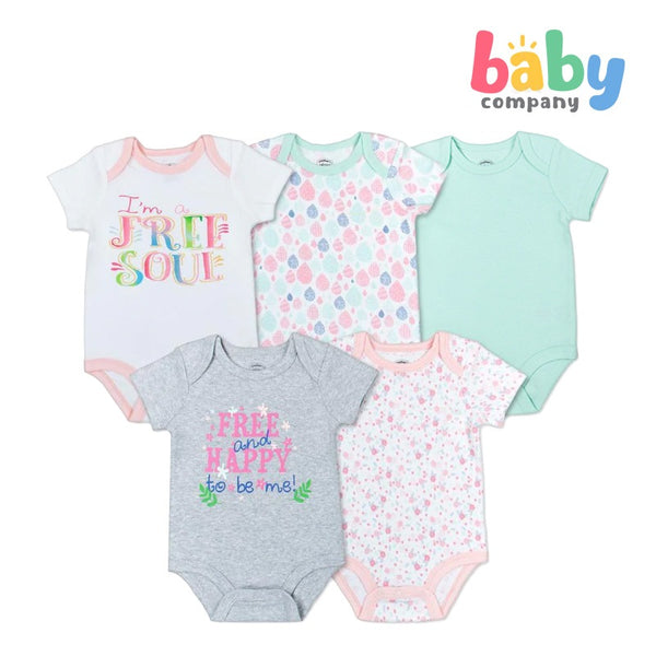 Mother's Choice Body Suit 5 pcs - Free &amp; Happy to be Me