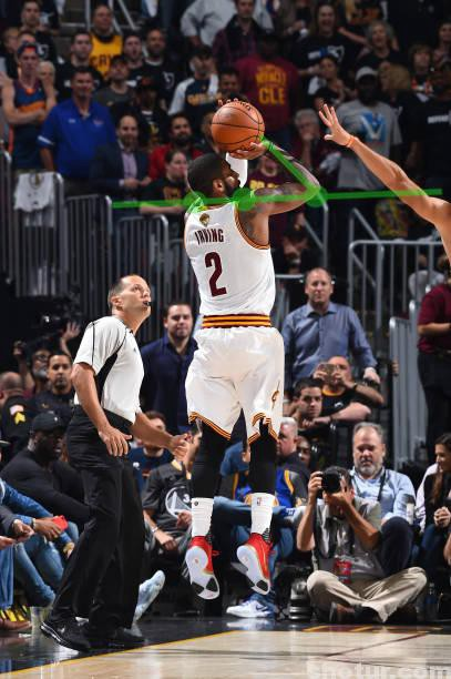 Kyrie Irving shooting - elbow