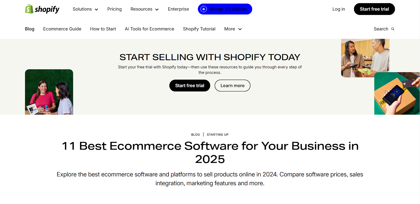 Shopify – E-Commerce Solutions