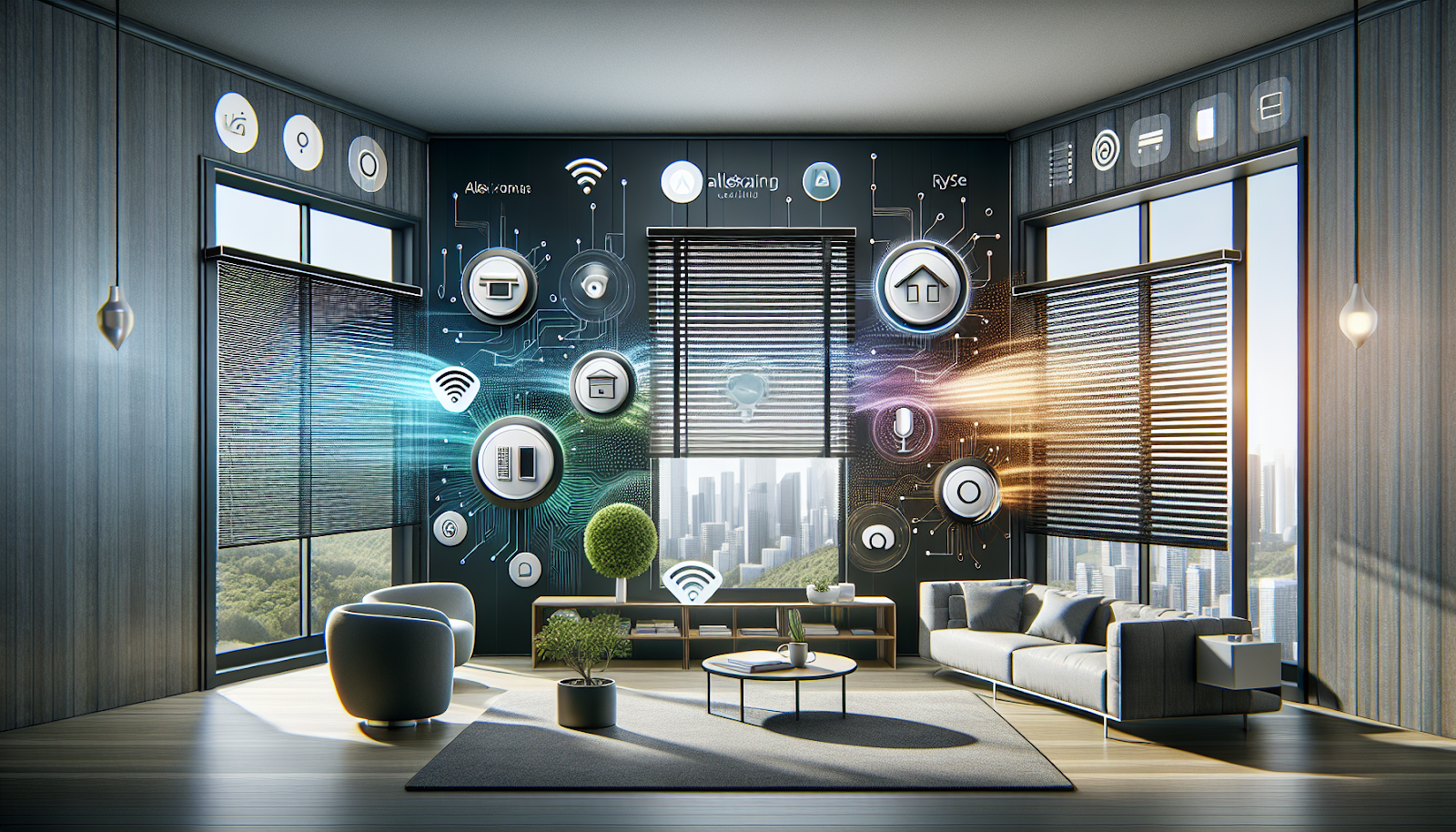 Popular brands offering Alexa-compatible smart blinds