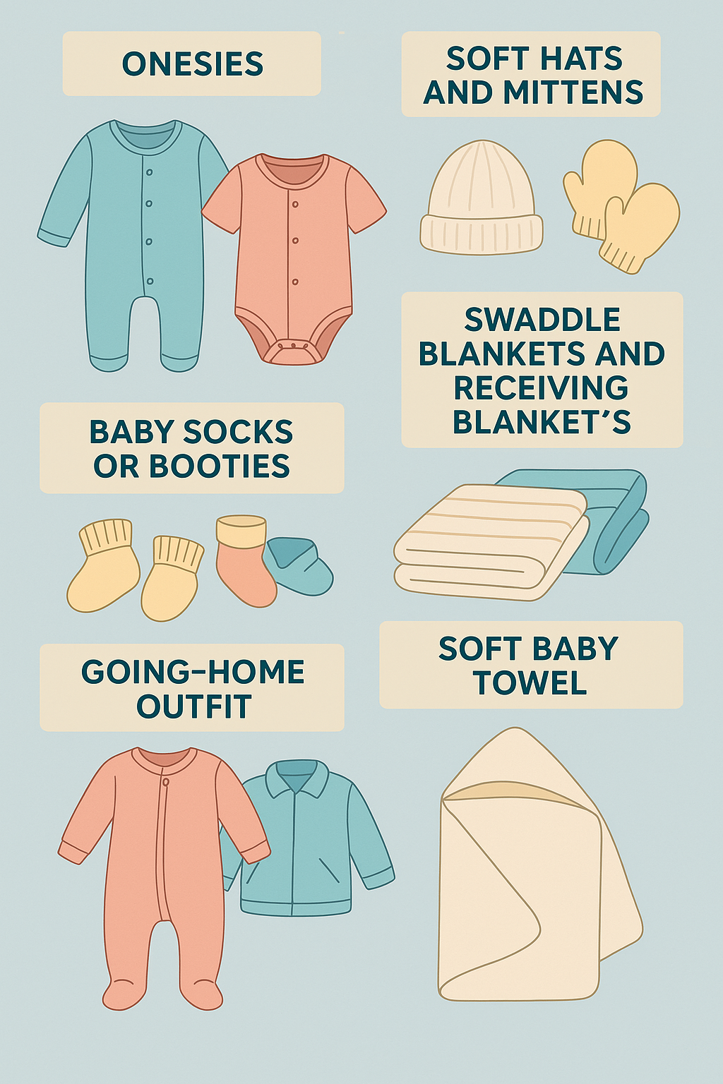 Hospital Bag Checklist For Newborns