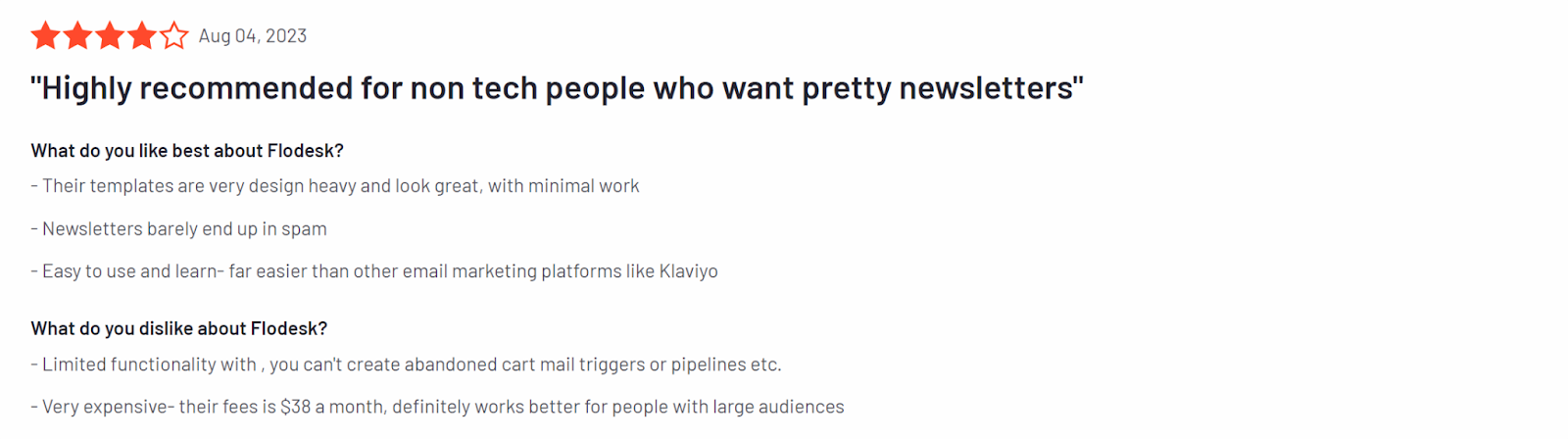 Highly recommended for non tech people who want pretty newsletters 