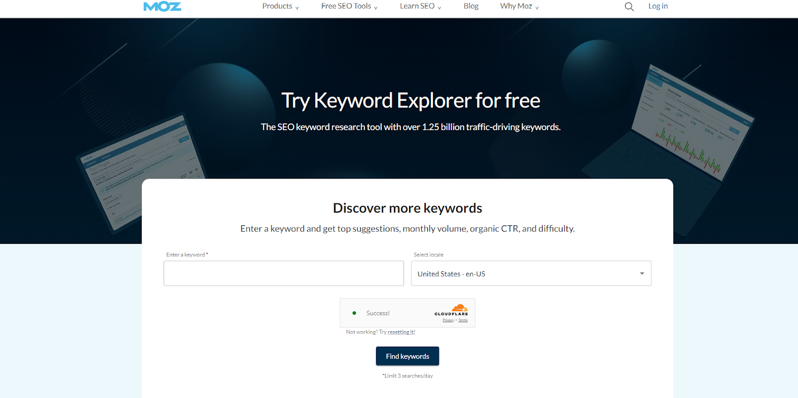 Keyword Research From Free Moz SEO