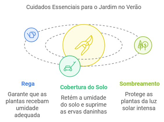 Cuidados essenciais com o jardim durante o verão