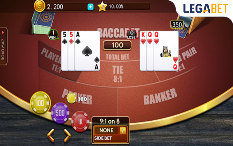 Những cửa chơi quan trọng của game bài Baccarat