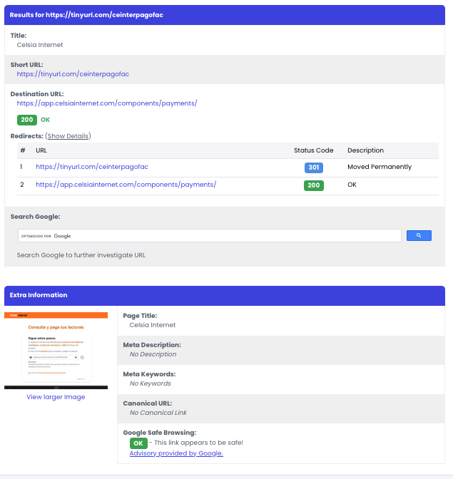 acortador de urls