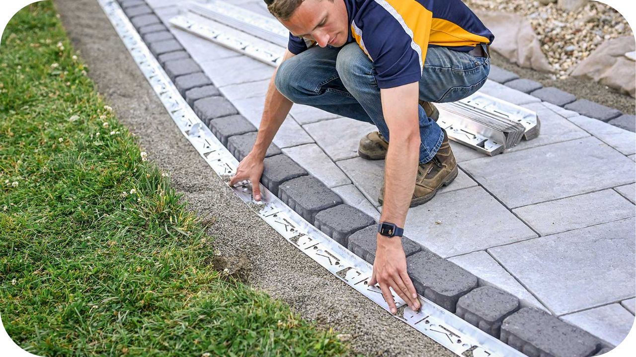Design Ideas Using Border Paving Stones