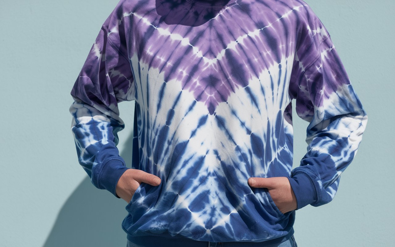 Purple and Blue Tie Dye Fugler