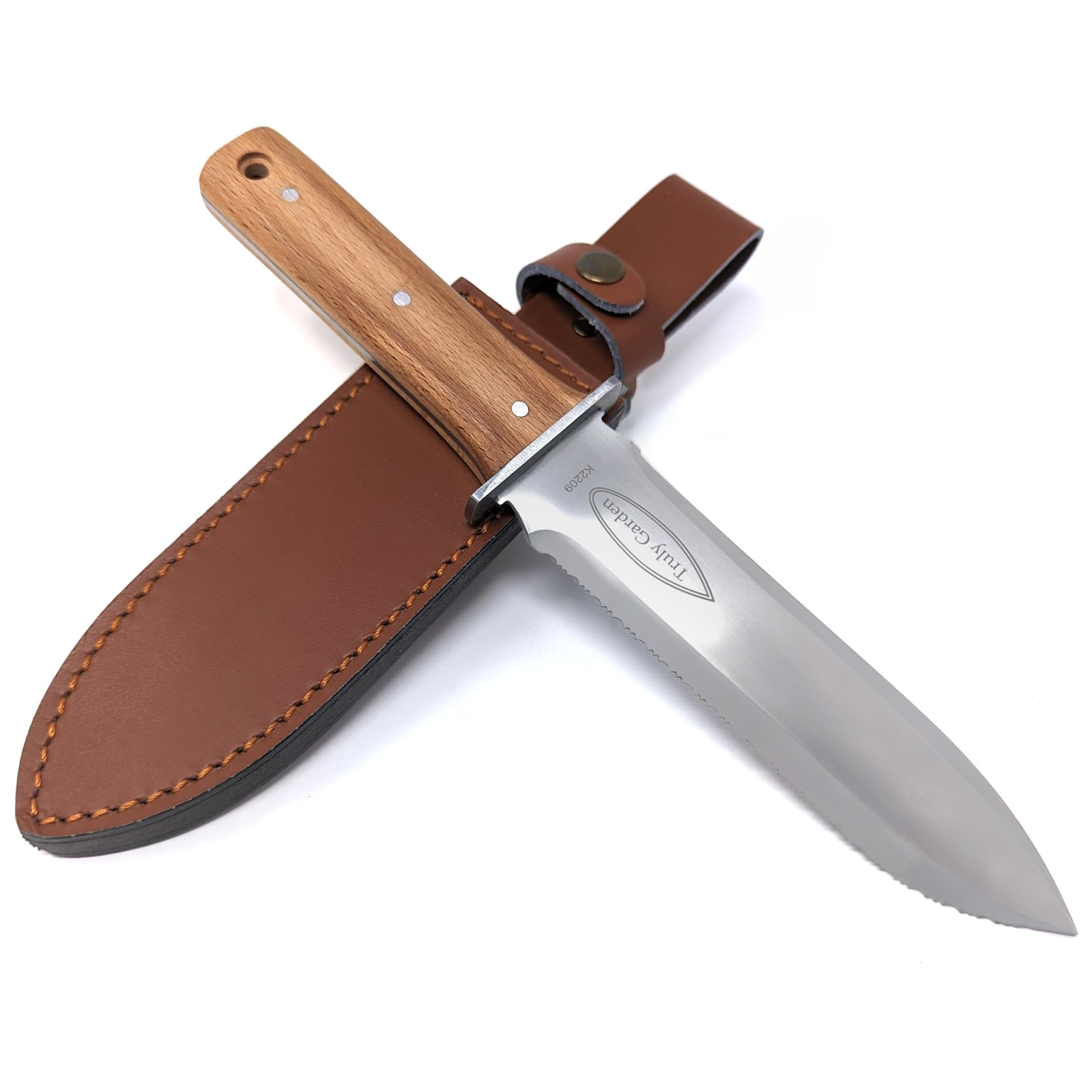 Hori hori knife. It is one of the basic essential garden tools every gardener must have