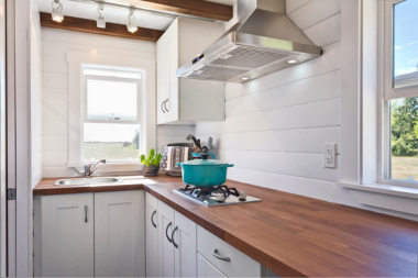 shiplap vs tile backsplashes enhancing your kitchens aesthetic metal hood with wood countertops custom built michigan