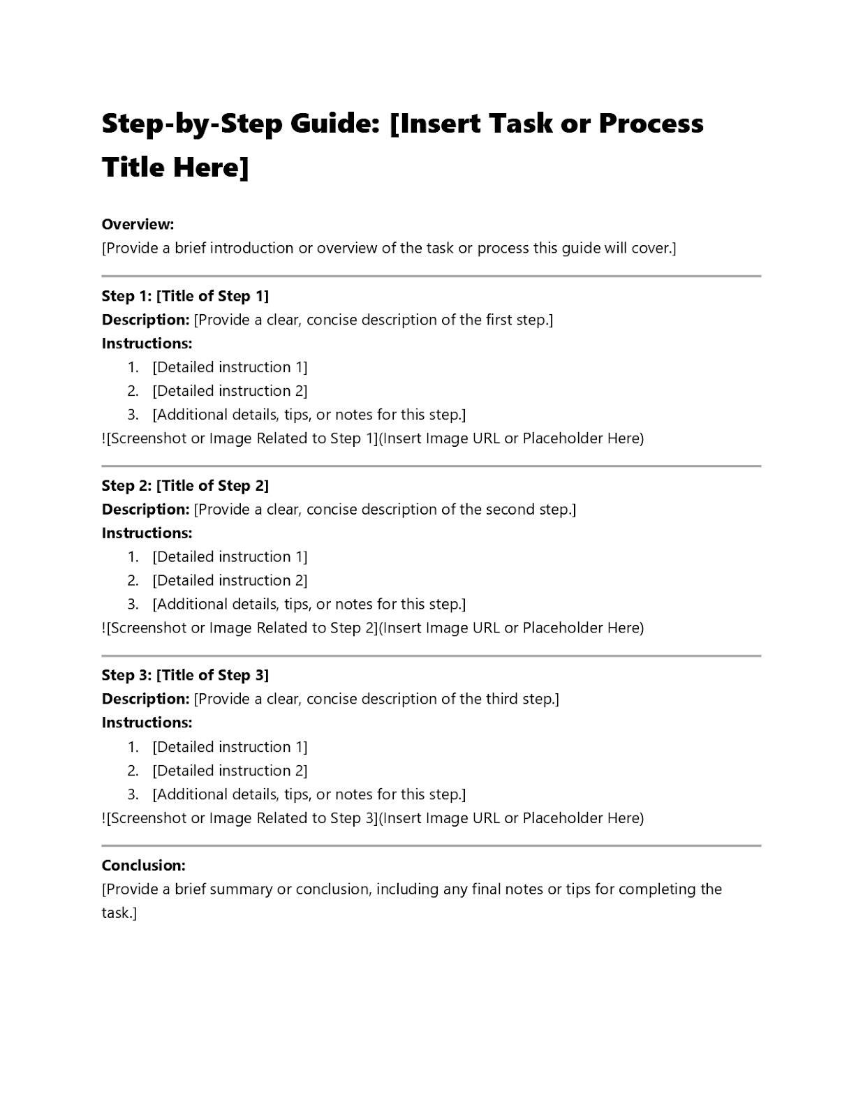 process documentation example