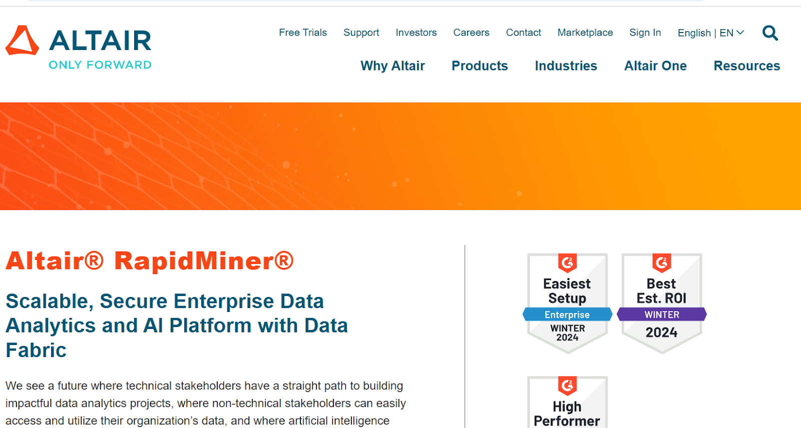 RapidMiner AI Tool for Data Analysts 2025