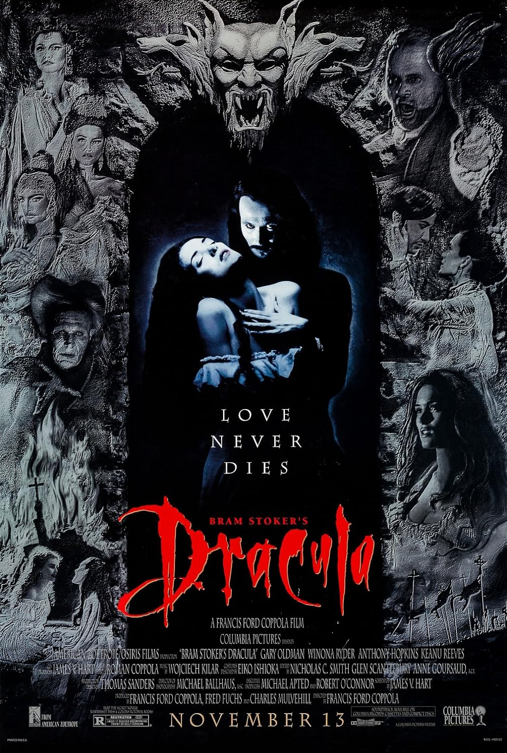 Bram Stoker's Dracula- best horror fantasy movies