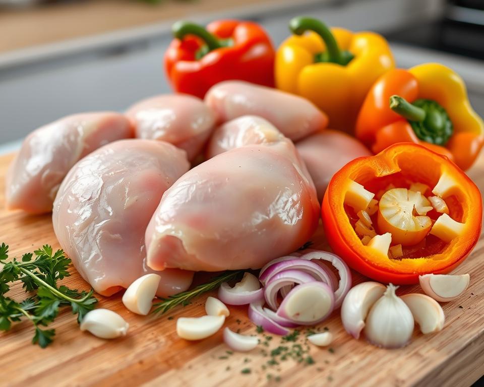 chicken peppers onions ingredients