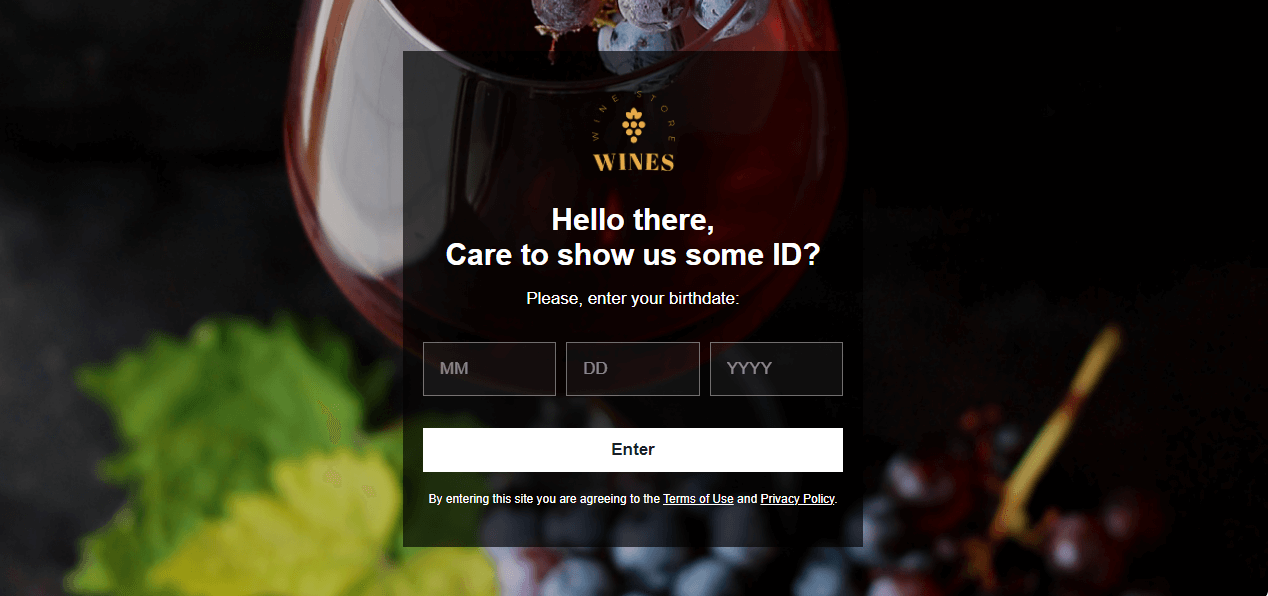 Shopify age verification