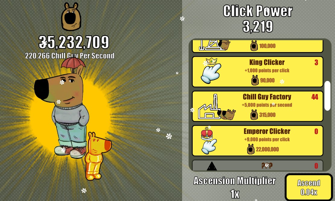 chill guy clicker