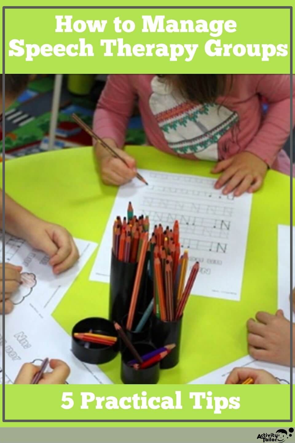 managing speech therapy groups
