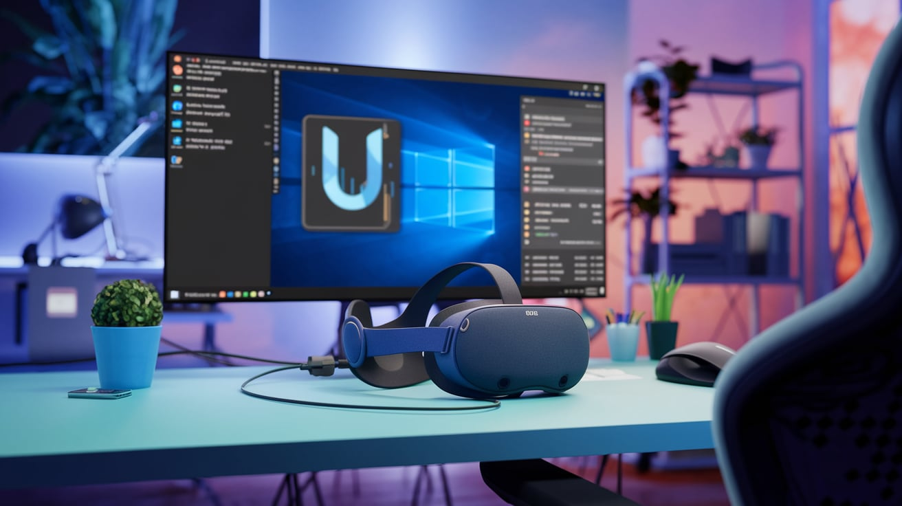 Unity 2022.3 oculus link constant hourglass windows 11