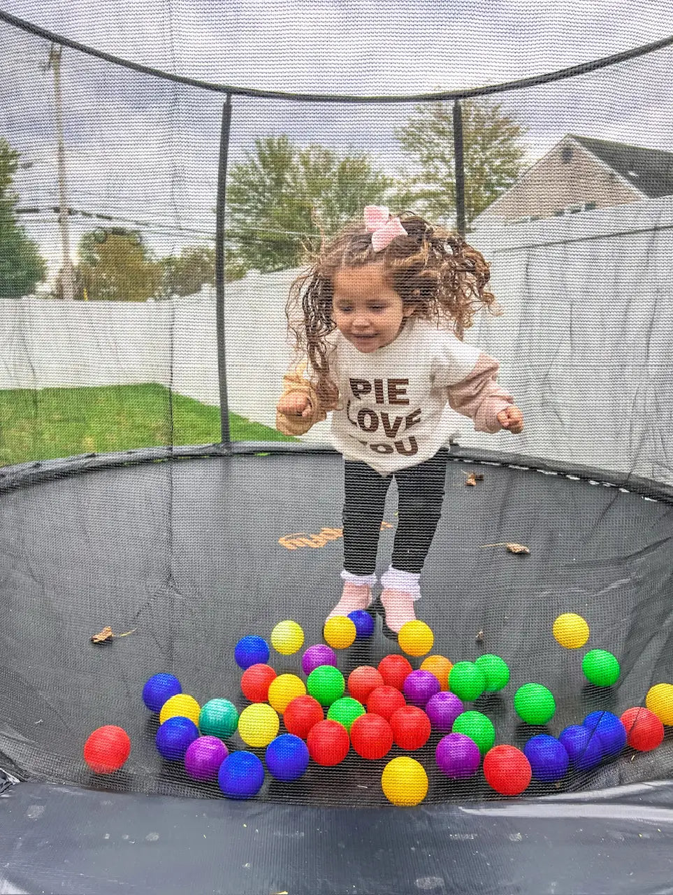 trampolines and toddlers