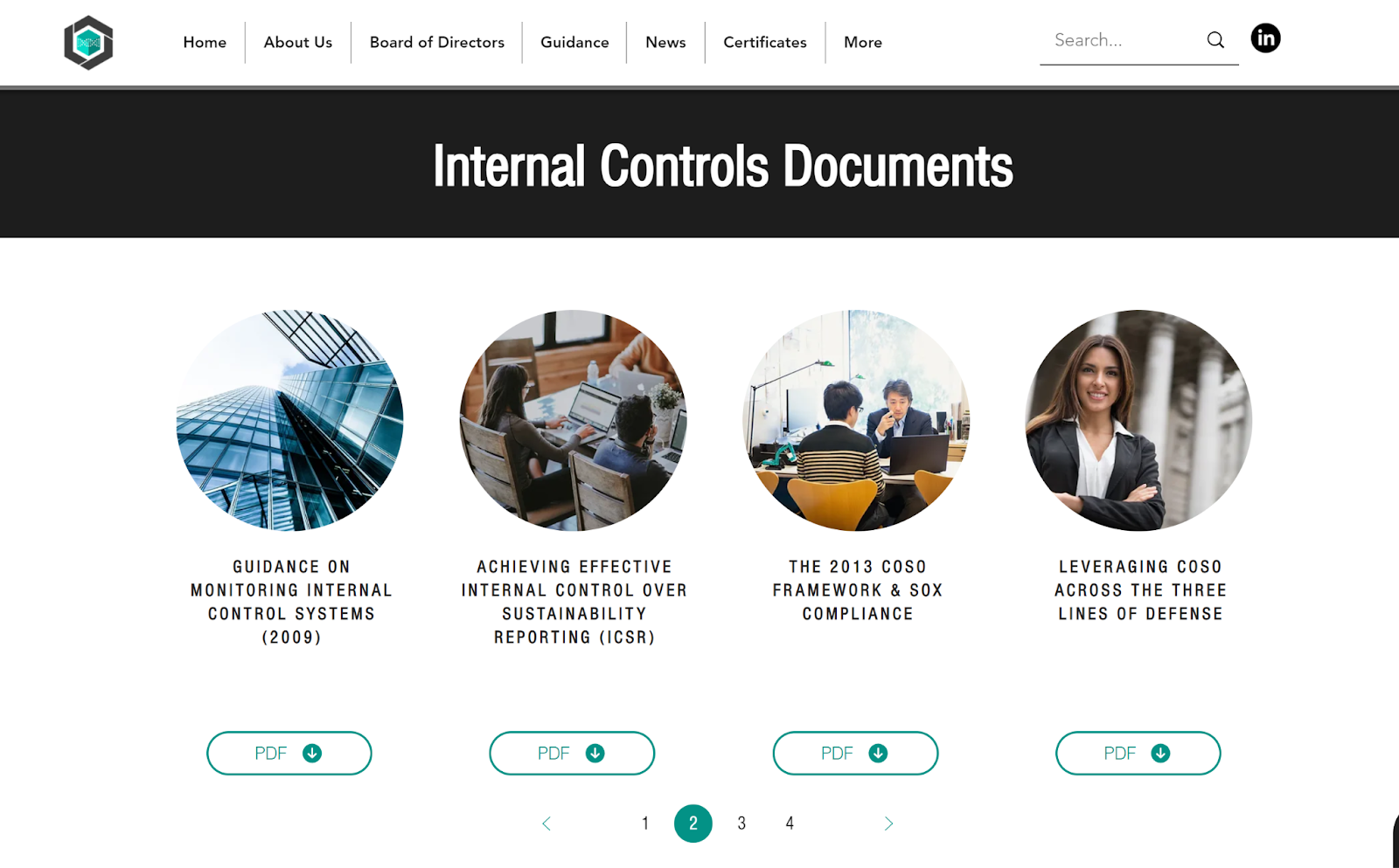 Internal control documents