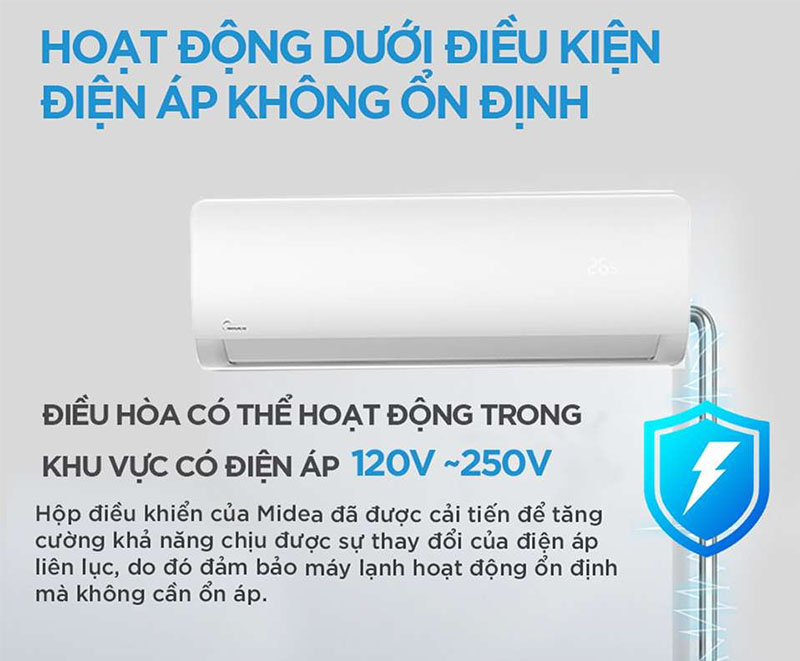 Hoạt động dưới điều kiện điện áp không ổn định