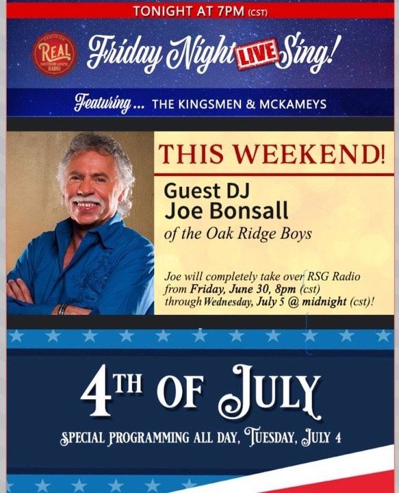 Joe Bonsall media appearance