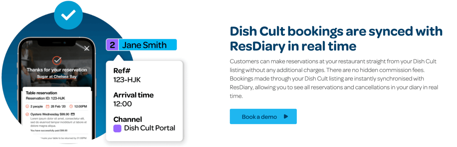 ResDiary dashboard