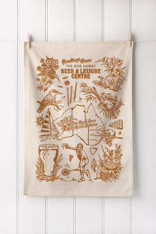 Custom printed organic cotton tea towels, bags & aprons | Eco-friendly branded merchandise