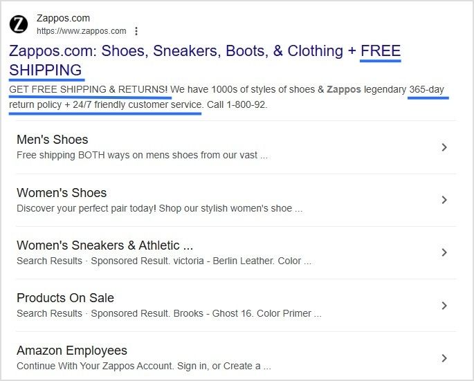 Zappos incentives