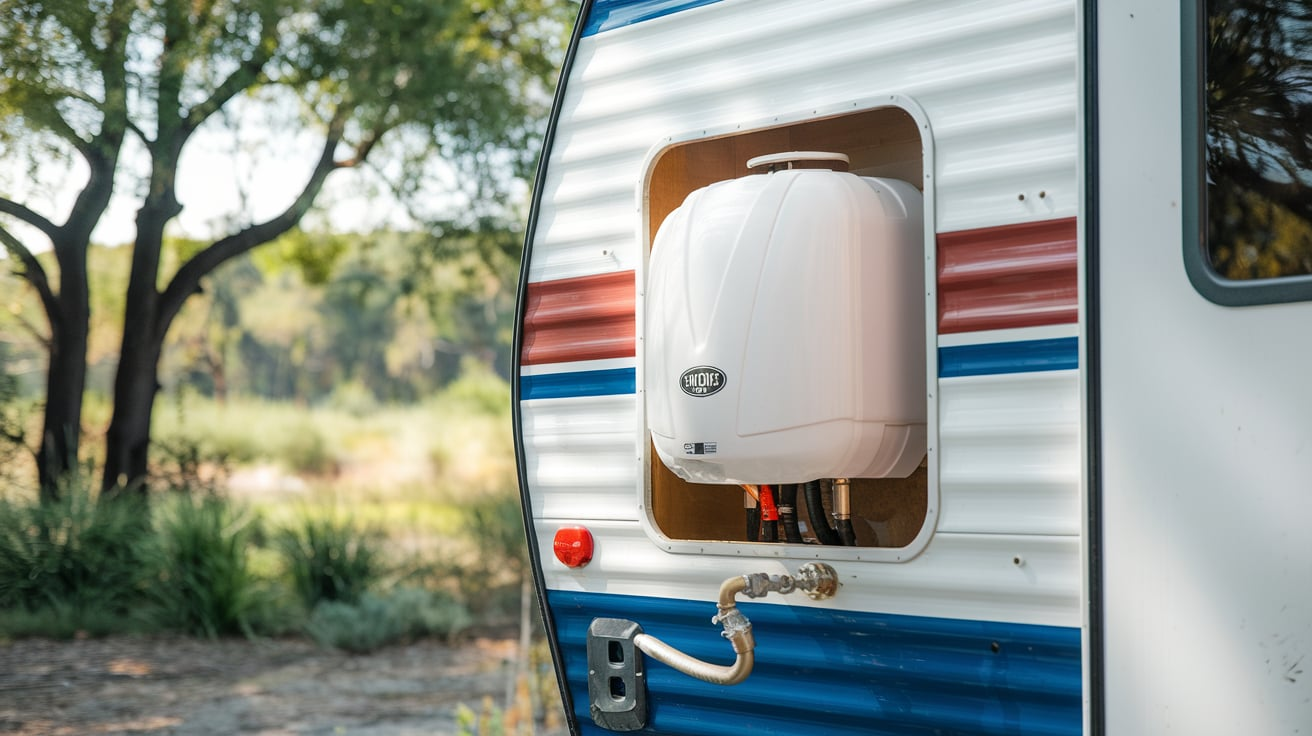 RV Water Heater 15x15 with a 15x18 Hole