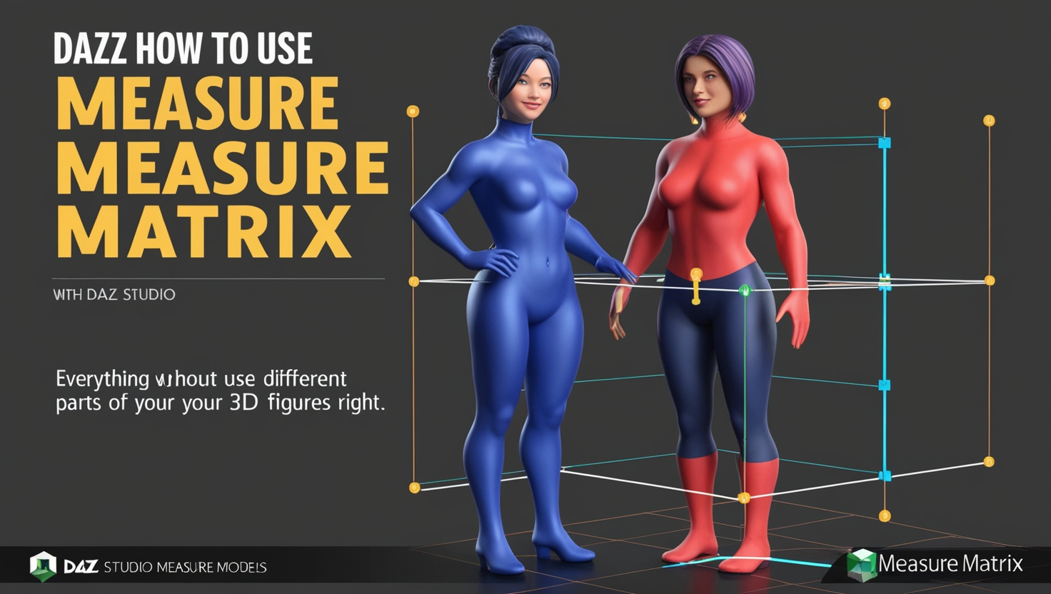 DAZ How to Use Measure Matrix