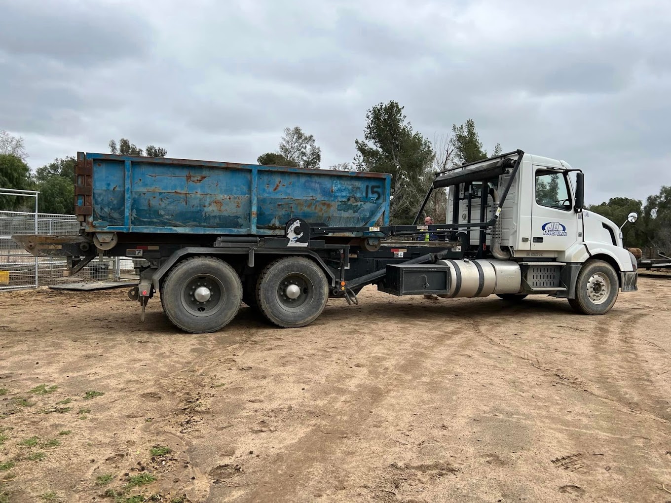 dumpster rental truck JD Transport