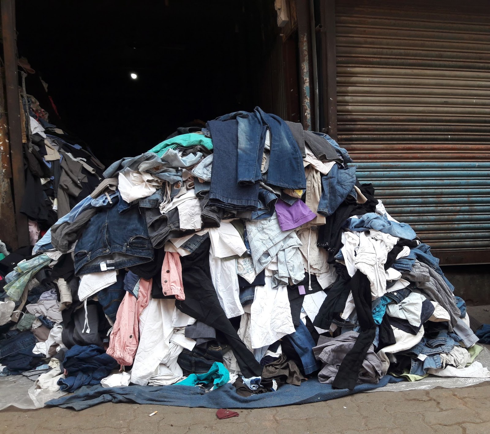 Donated Jeans: Clothing Waste