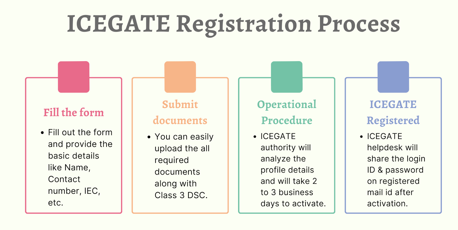 Step by Step Guide to ICEGATE Registration Process