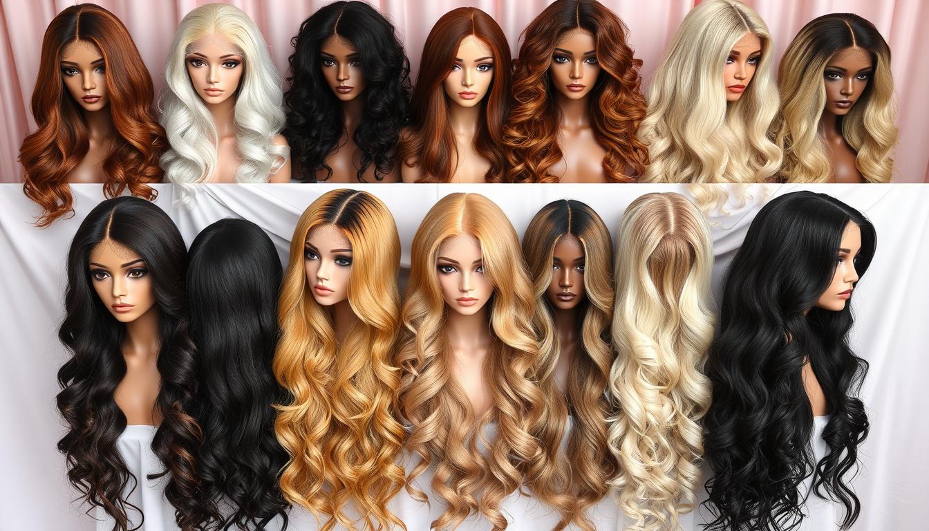 lace front wigs and hand-tied wigs