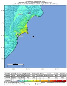 Tsunami Warning after 2 Large Quakes off Russia's Pacific Coast