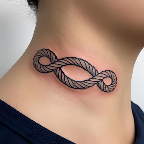 Interwoven Rope Tattoo