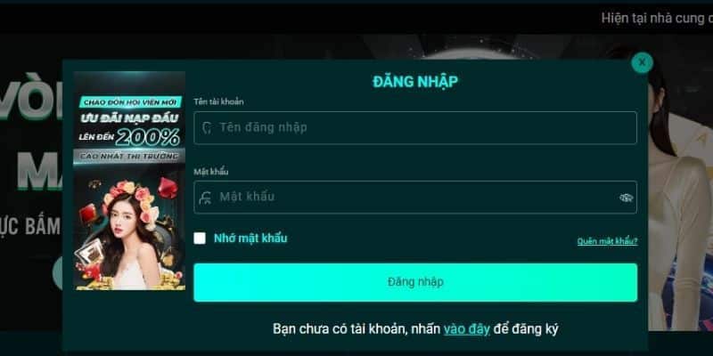 Đăng nhập tài khoản chơi game bài tại 8Day Forex