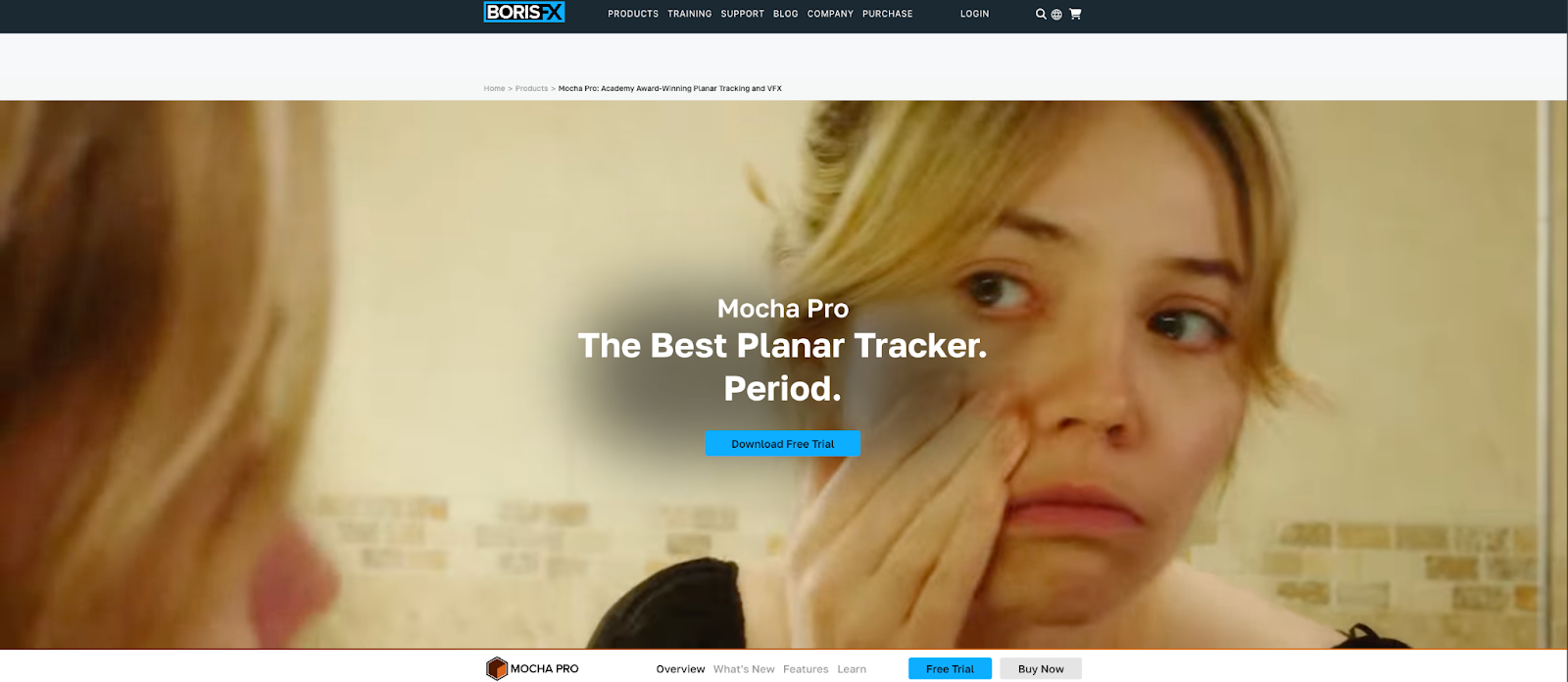 Mocha Pro homepage 