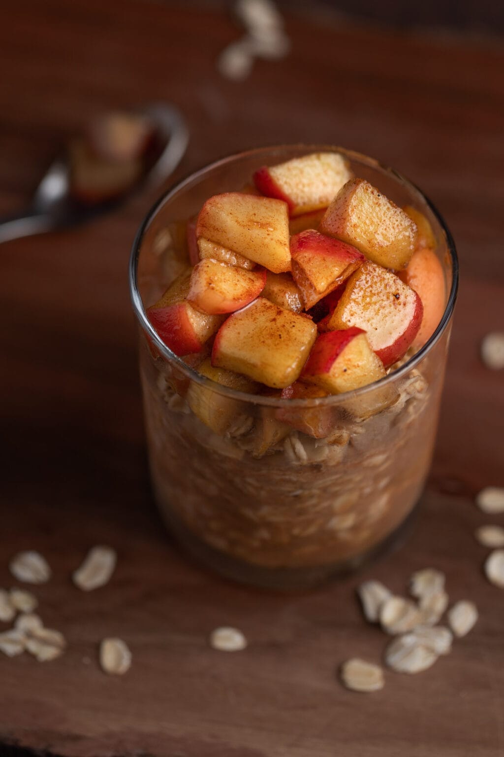 apple pie overnight oats 3