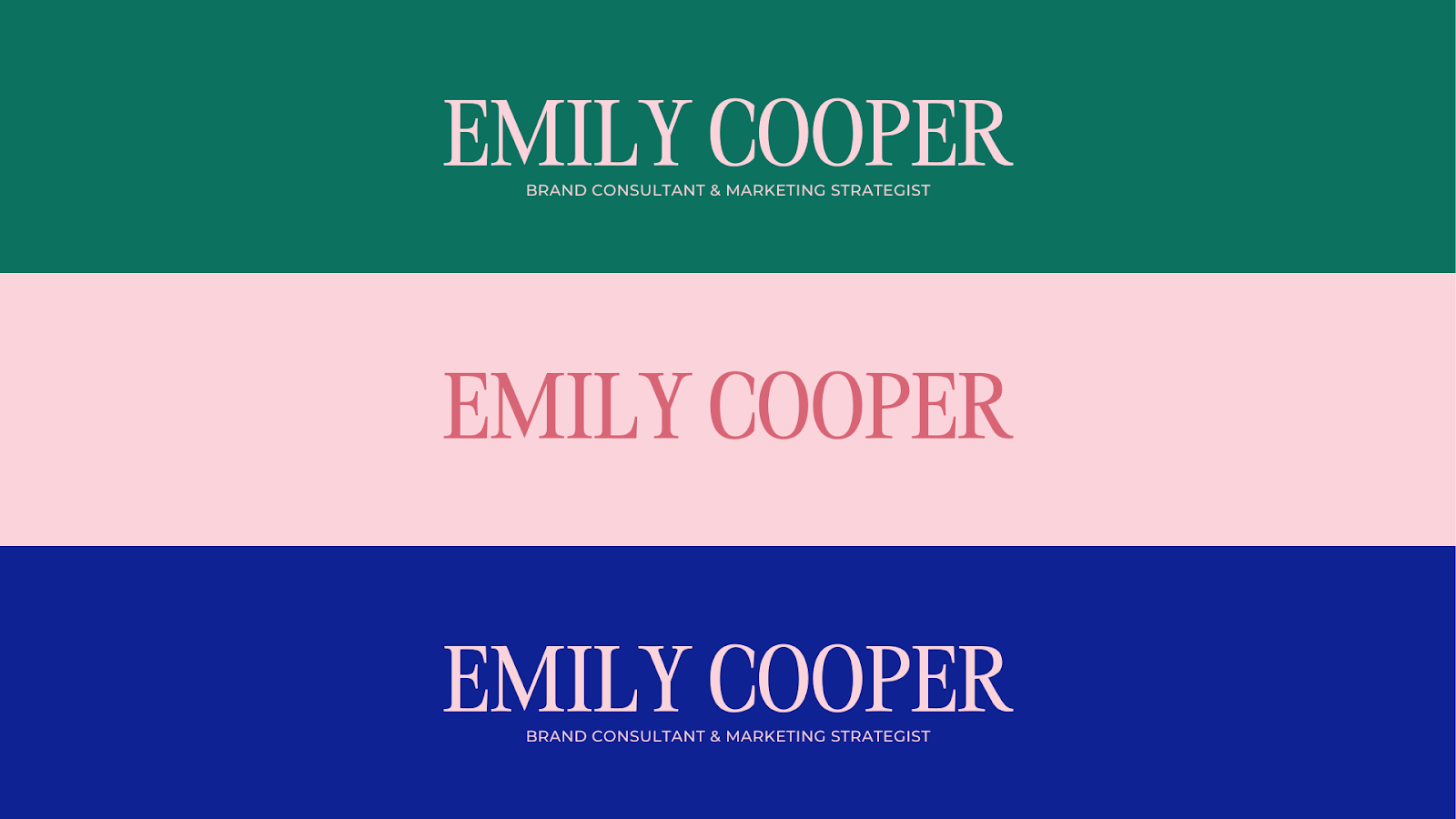 Editorial logo design for Emily Cooper from Emily in Paris 