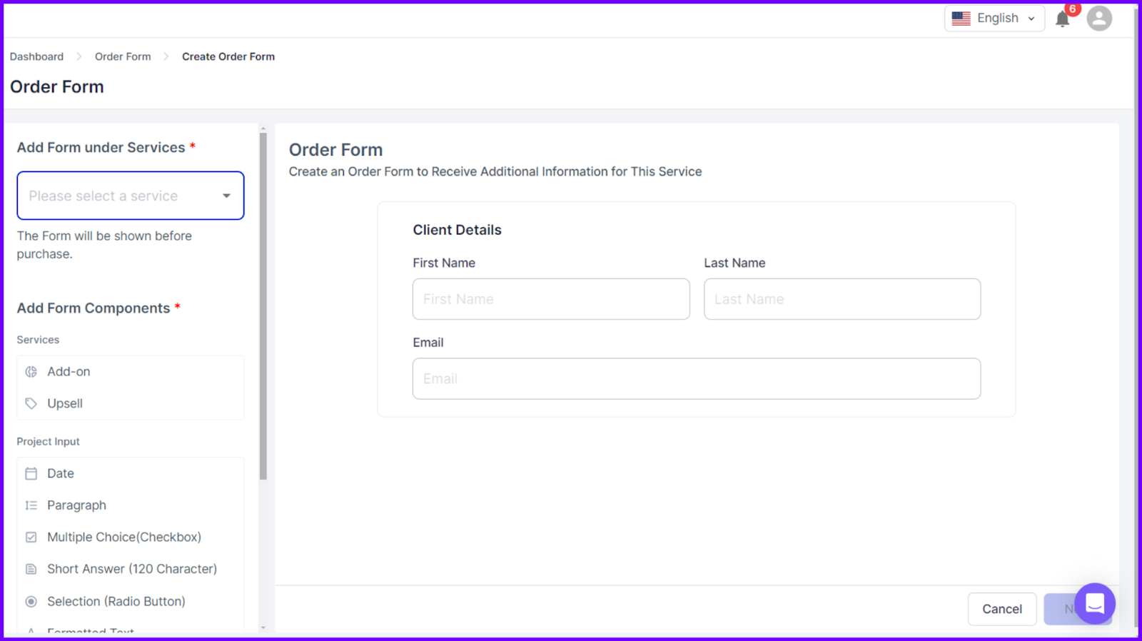 Agency Handy Order Form 