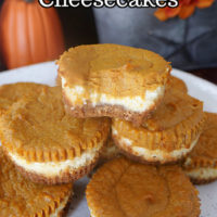 Mini Pumpkin Cheesecakes