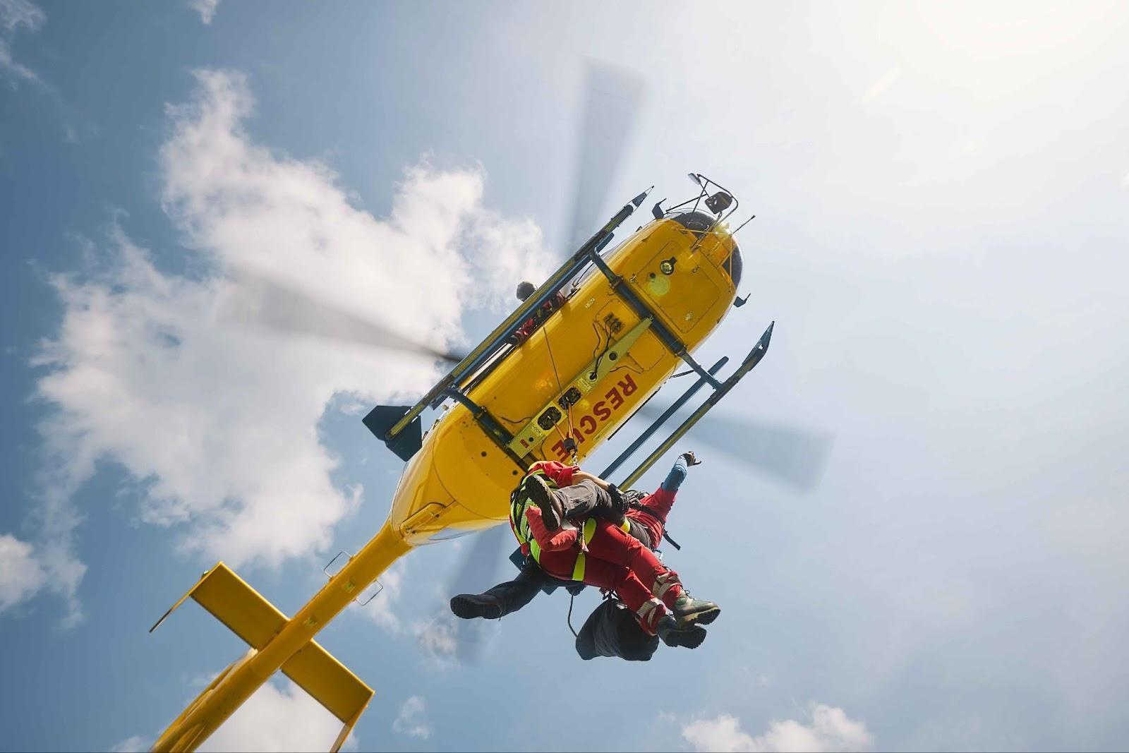 Everest Helicopter rescue: A life saving operation