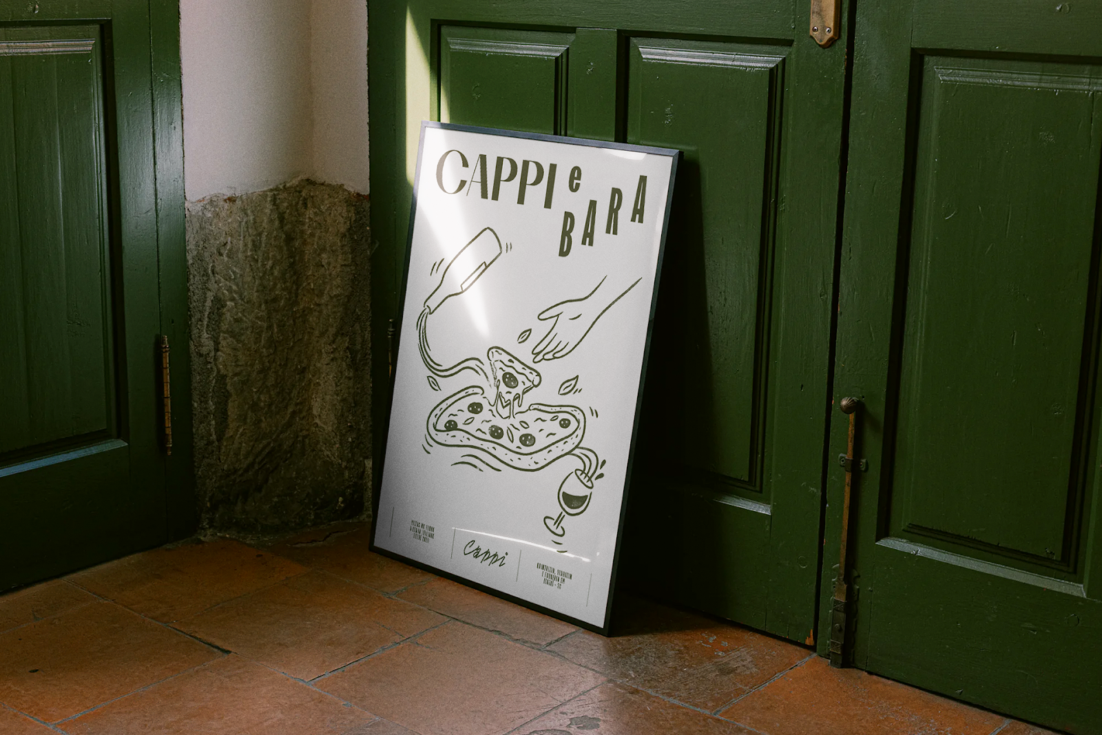 Image from the Cappi Forneria Branding: A Modern Slice of Italy article on Abduzeedo