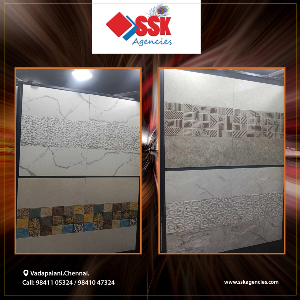 SSK Agencies tile shop #3 Best Tiles Showroom in Chennai