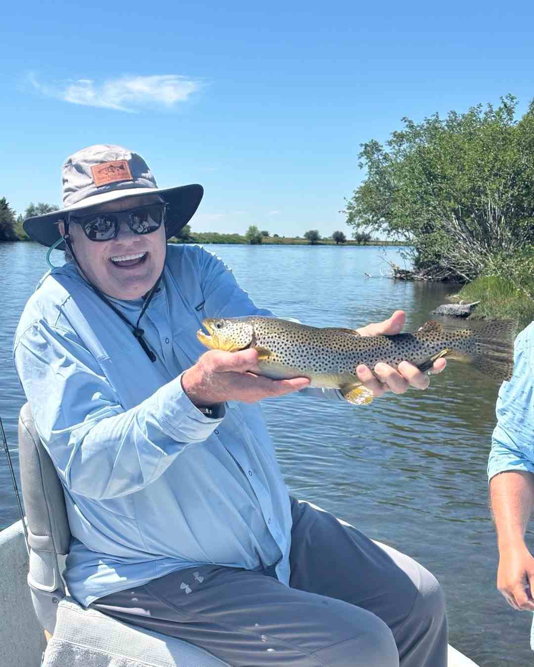 Terry Shaw fishing