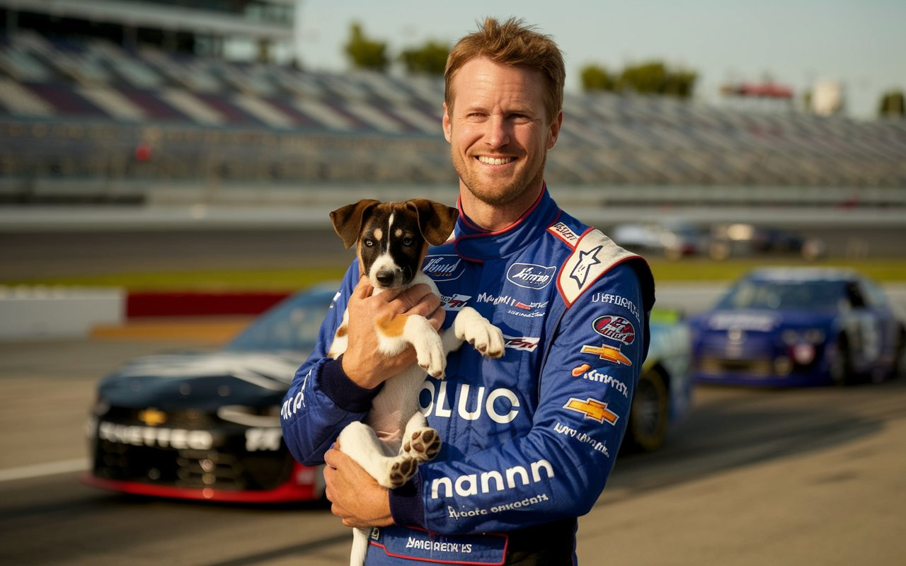 Denny Hamlin Says Stray Puppy Ruined His Season.