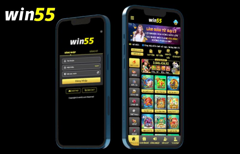 App cá cược Win55 có rất nhiều tiện ích nổi bật