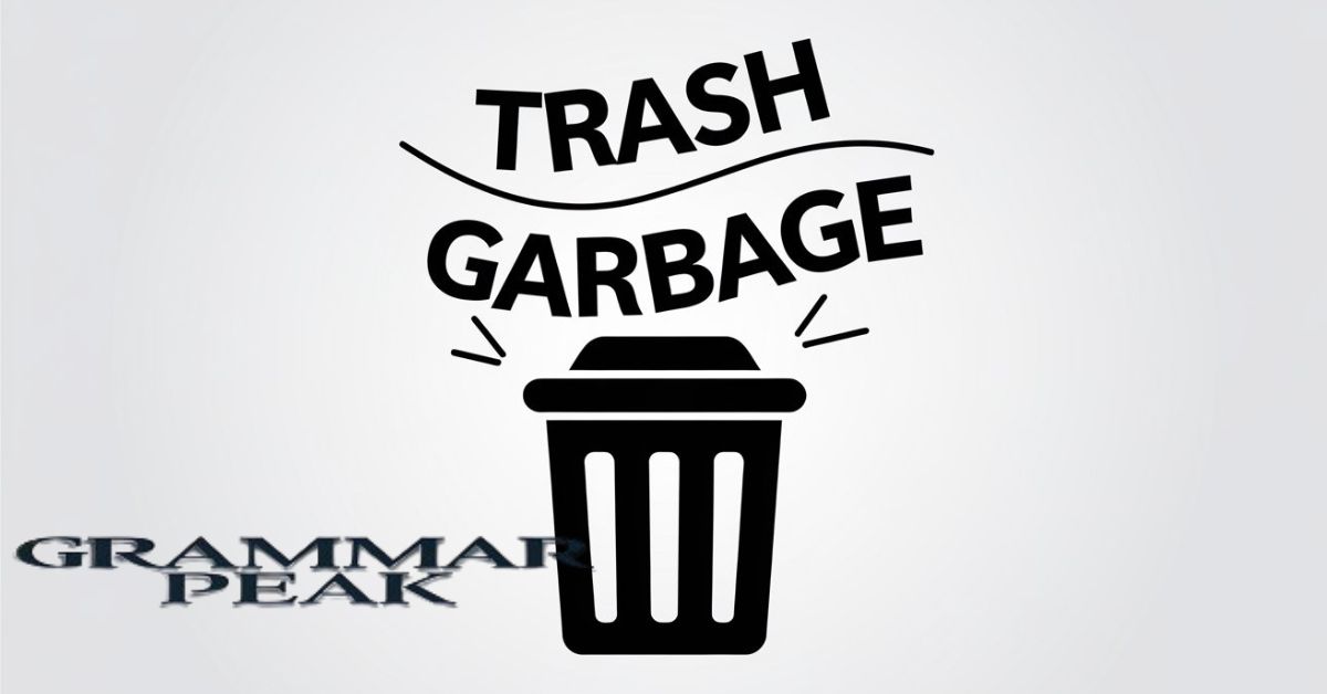 Origins of the Words “Trash” and “Garbage”